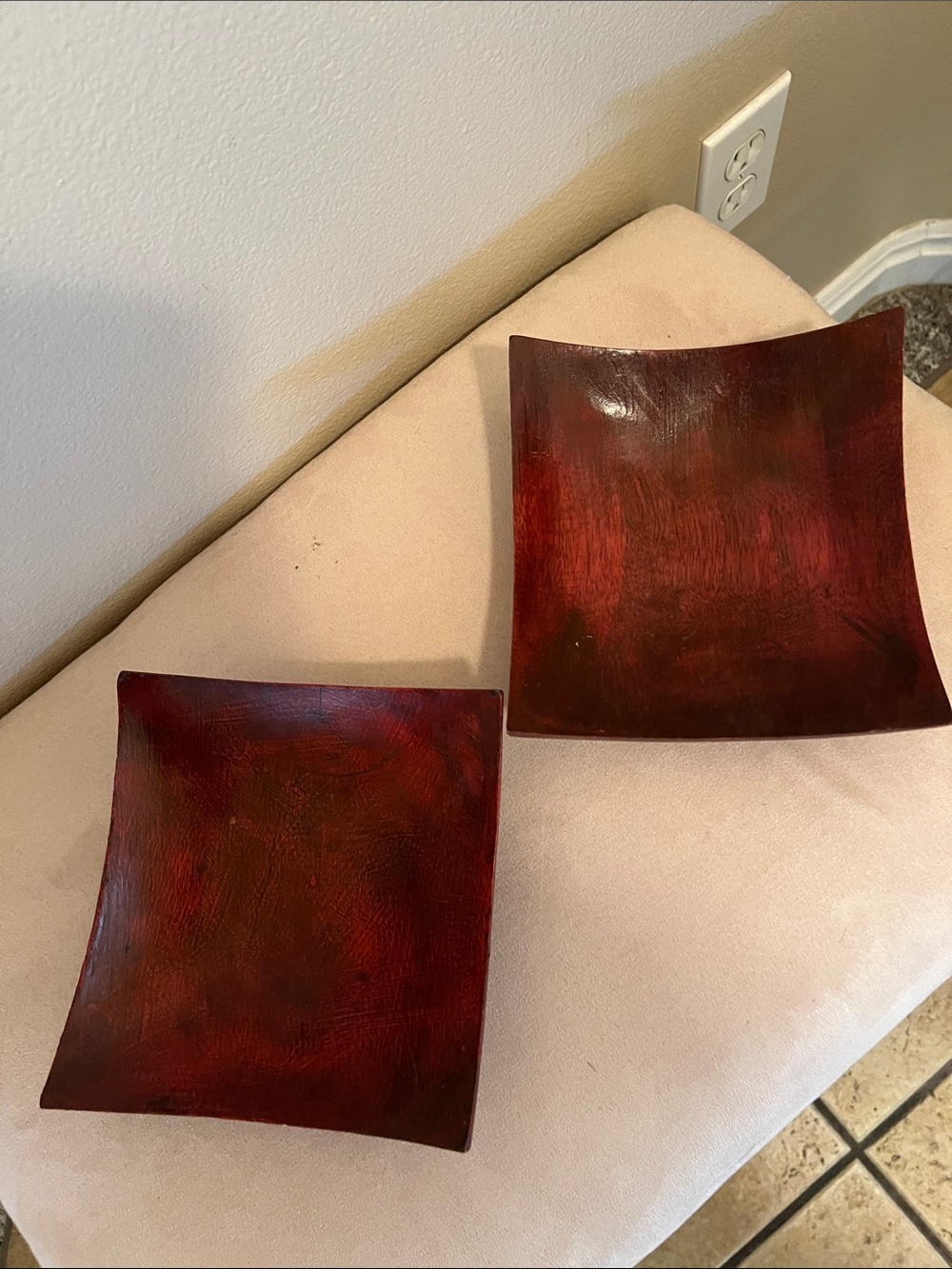 Bamboo wood Asian bowls